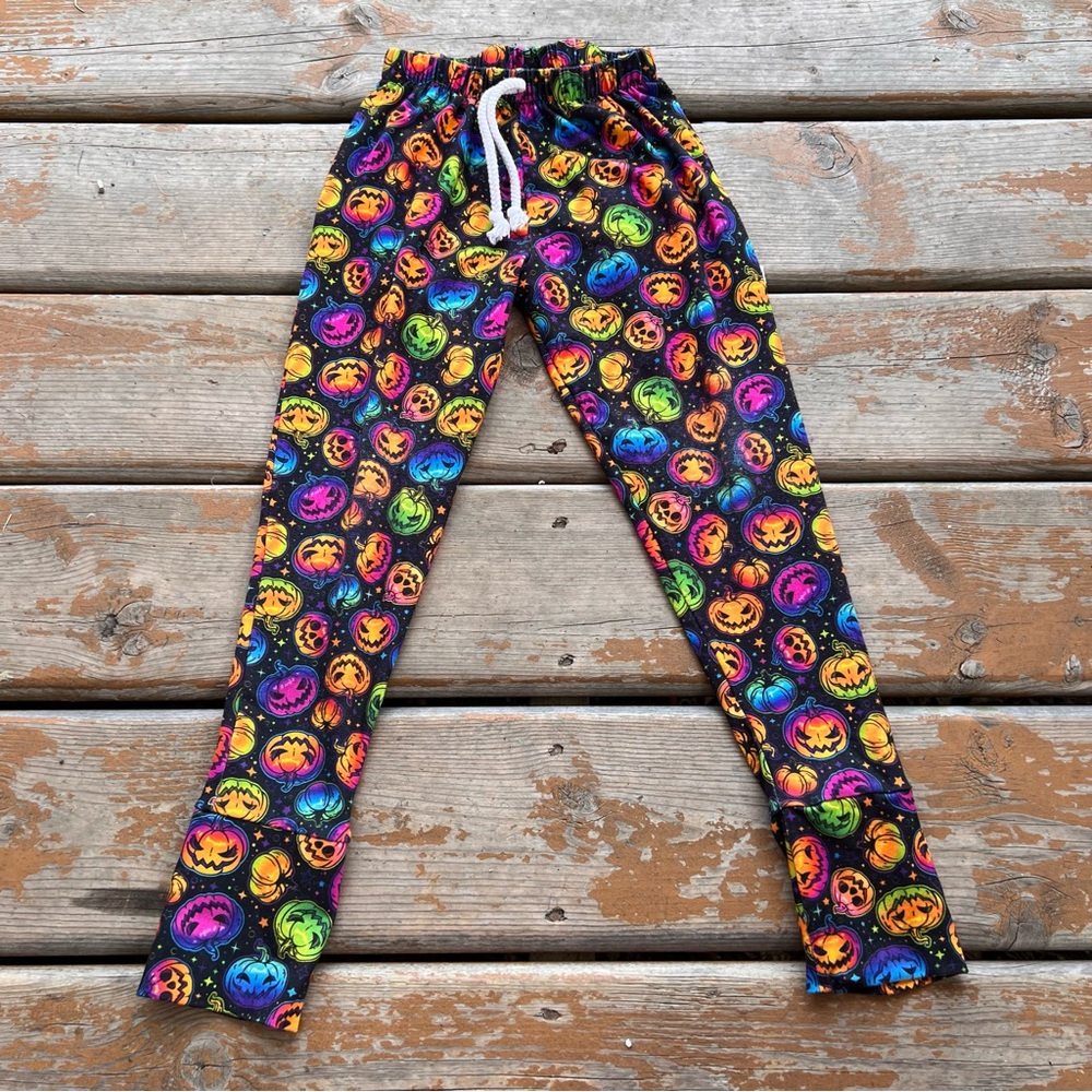 Bumblito Neon Pumpkin Joggers - Size 5/6 Years